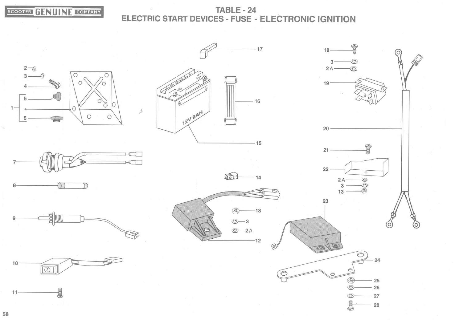 Genuine Stella Parts Stella Scooter Parts Stella Engine parts